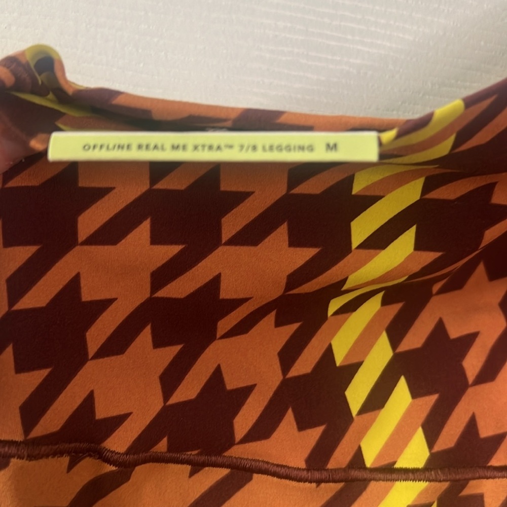 NWT Offline by Aerie Real Me Xtra 7/8 Legging in Houndstooth Print - Picture 5 of 11